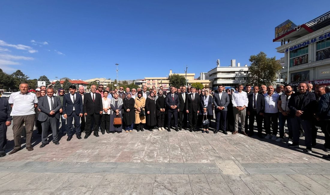 Erzincan’da AK Parti İnsan Hakları Başkanlığı tarafından Filistin’de yaşanan zulümlerle