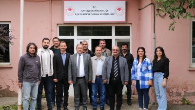 Çayırlı çiftçisine Bakanlığın yeni uygulamalarının yanı sıra tarım sigortası konusunda