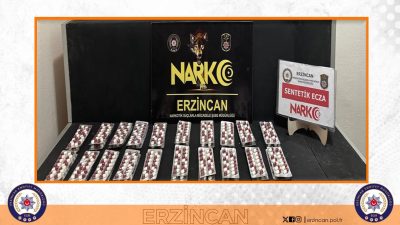 559 adet Sentetik Ecza Galara maddesi ele geçirildi. 