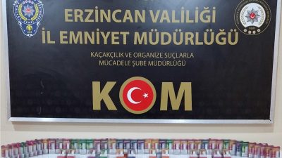Erzincan’da 60 Adet Kaçak Elektronik Sigara Ele Geçirildi