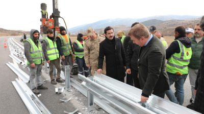 Erzincan’ın Refahiye ilçesi sınırlarında meydana gelen trafik kazalarının önüne geçmek