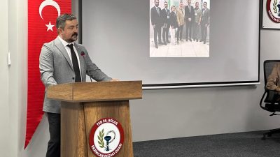 56. Bölge Erzincan Eczacı Odası Başkanı Uzm. Ecz. Burak Sarıkaya,
