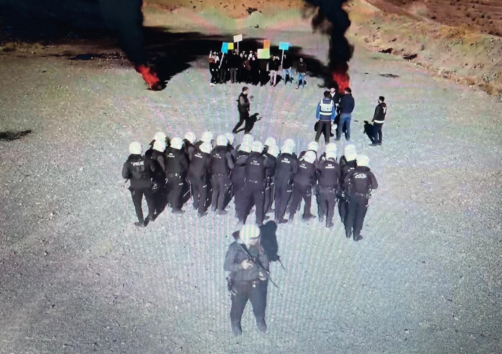 Erzincan Emniyet Müdürlüğü’ne bağlı Toplu Kuvvet Personeli ve Çevik Kuvvet