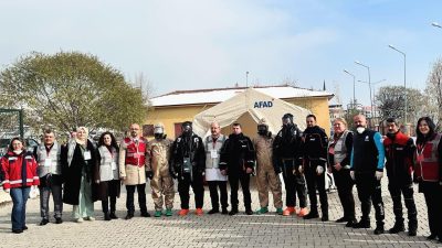 Erzincan Mengücek Gazi Eğitim ve Araştırma Hastanesinde, kimyasal, biyolojik, radyolojik