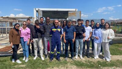 Erzincan Binali Yıldırım Üniversitesi Sivil Savunma ve İtfaiyecilik Programı öğrencileri