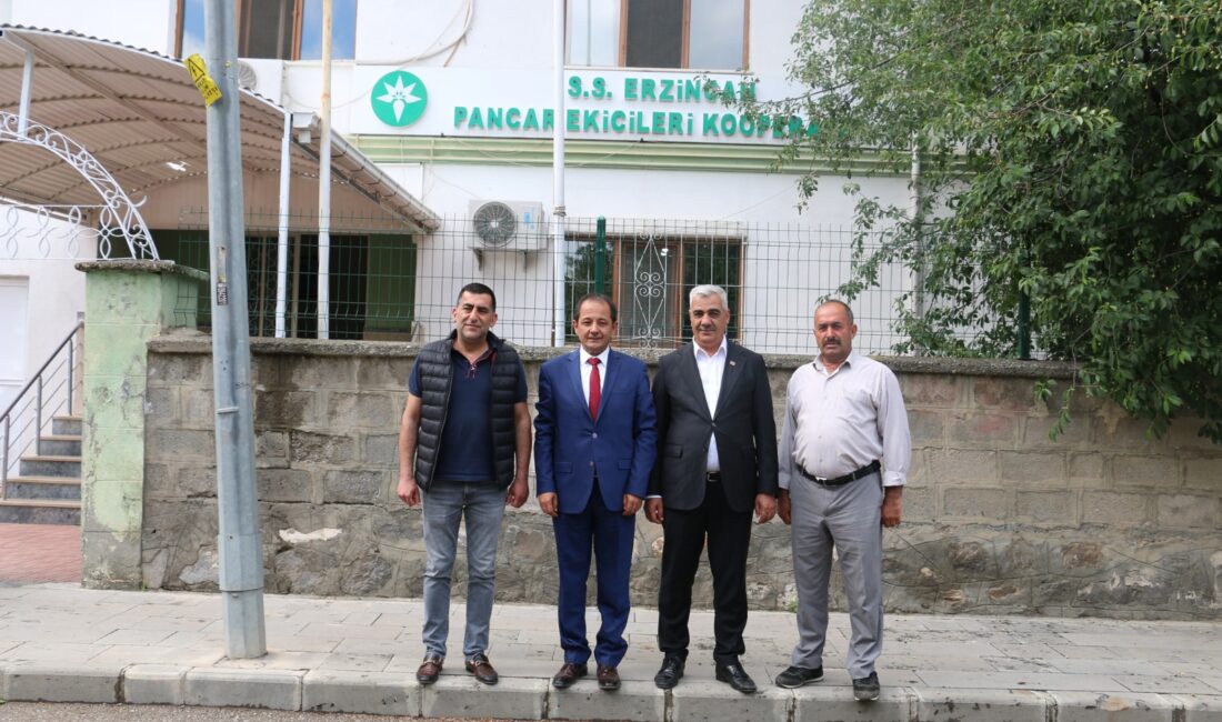 Erzincan’ın önemli tarımsal ürünlerinden birisi olan şekerpancarında tarım teşkilatı ile