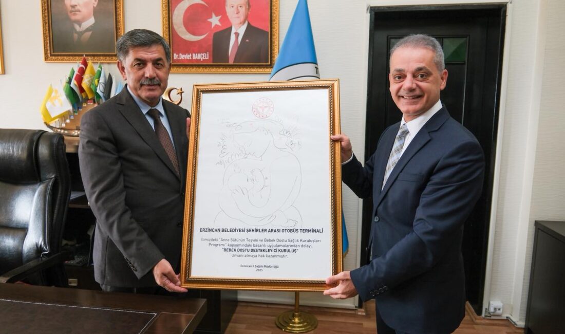 Erzincan Belediyesi şehirlerarası yolculuk yapan anneler ve bebeklerin ihtiyaçlarını karşılayabilmeleri