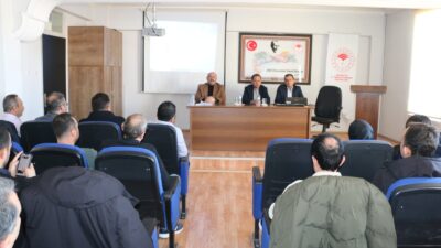 Erzincan Tarım ve Orman İl Müdürlüğü’nde düzenlenen toplantıda 2025 yılı
