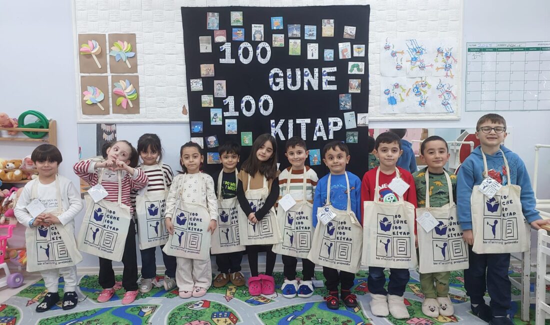 Demirkent TOKİ İlkokulu anasınıfında, öğrencilerin erken yaşta okuma kültürü edinmesini