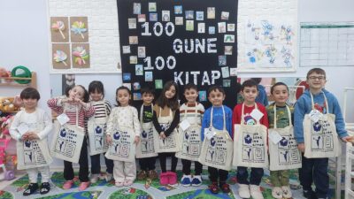 Demirkent TOKİ İlkokulu anasınıfında, öğrencilerin erken yaşta okuma kültürü edinmesini