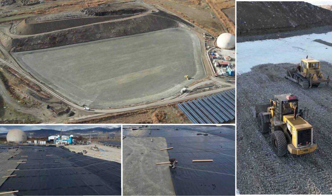 Erzincan Belediyesi’ne ait Düzenli Katı Atık Depolama Sahası’nda, 2025 yılının