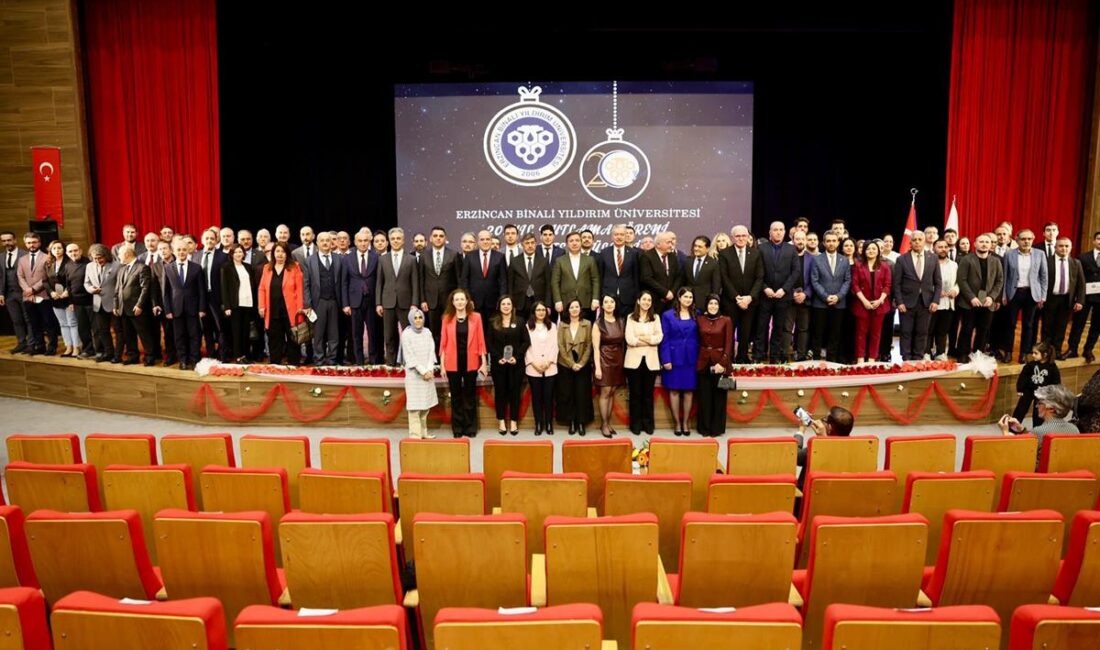Erzincan Binali Yıldırım Üniversitesi’nin kuruluşunun 20. yılı dolayısıyla düzenlenen “20.