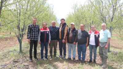 Erzincanlı teknik direktör Yılmaz Toyran, Yeniköy’de kurduğu 600 ağaçlık modern
