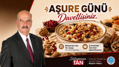 Erzincan Ticaret ve Sanayi Odası Başkan Adayı Süleyman Tan, Muharrem