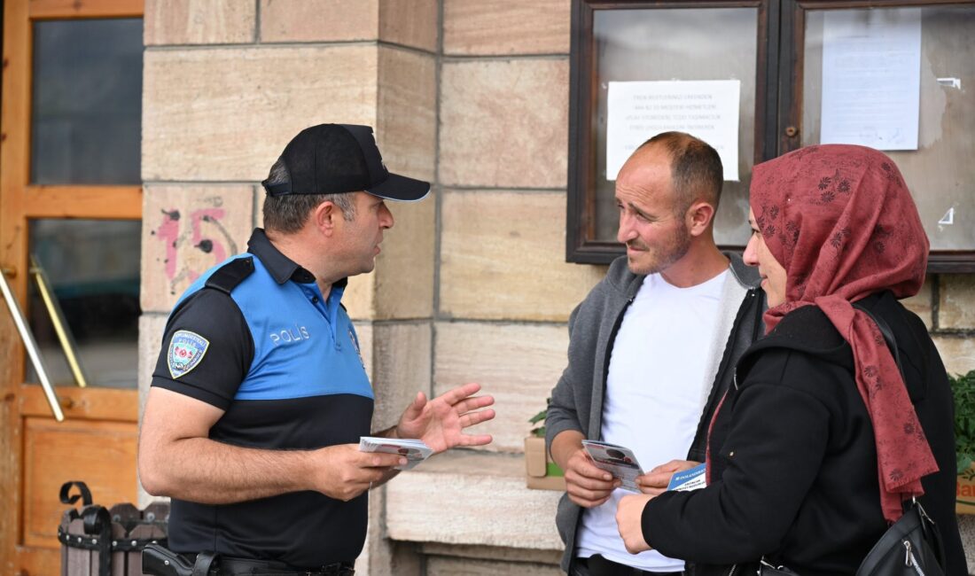 Erzincan İl Emniyet Müdürlüğü Toplum Destekli Polislik Şube Müdürlüğü ekipleri