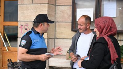 Erzincan İl Emniyet Müdürlüğü Toplum Destekli Polislik Şube Müdürlüğü ekipleri