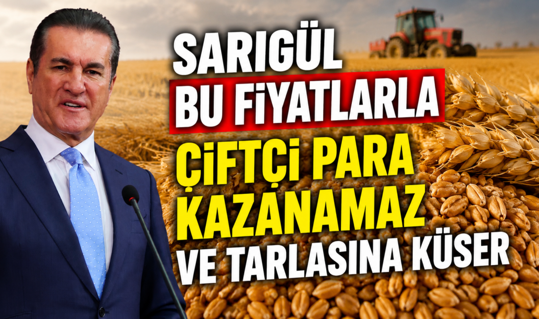 CHP Erzincan Milletvekili Mustafa Sarıgül, Toprak Mahsulleri Ofisi’nin (TMO) açıkladığı