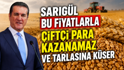 CHP Erzincan Milletvekili Mustafa Sarıgül, Toprak Mahsulleri Ofisi’nin (TMO) açıkladığı