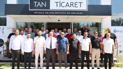 Erzincan Ticaret ve Sanayi Odası Başkan Adayı Süleyman Tan, kentte
