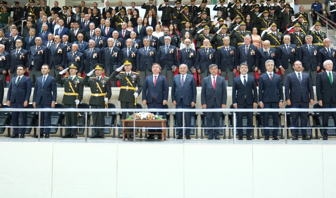 30 Ağustos Zafer Bayramı’nın 104. yıl dönümü, Erzincan’da düzenlenen tören