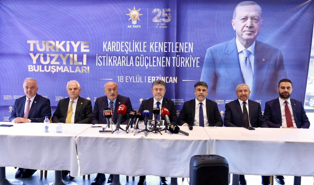 Tarım ve Orman Bakanı İbrahim Yumaklı, Erzincan’da düzenlenen “Türkiye Yüzyılı