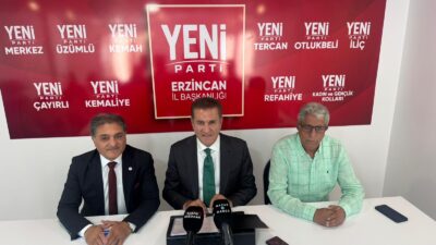 Yeni Parti Erzincan Milletvekili Mustafa Sarıgül, Erzincan’ın önceliklerini açıkladı: “Erzincan