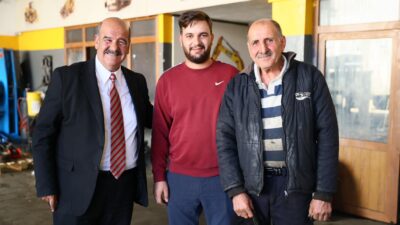 Erzincan Ticaret ve Sanayi Odası Başkan Adayı Süleyman Tan, beraberindeki